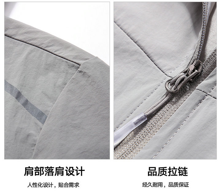 户外防晒衣男女分款 防紫外线皮肤风衣(图5)